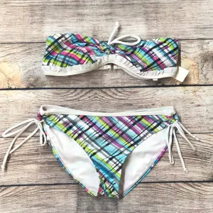 Arizona Jeans sz medium multicolor 2pc bathing suit thumbnail 1