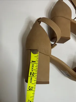 Women’s Tan Block Heel Ankle thumbnail 8