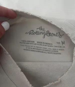 Brandy Melville Rolling Stone Crop Tee thumbnail 3
