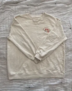 billabong crewneck cream thumbnail 1