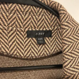 J Crew Sweater Cardigan Jacket Brown 30% Merino Wool Size XXS thumbnail 2