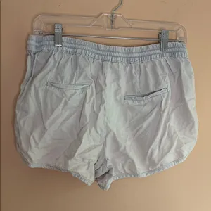Victoria's Secret Light Blue Elastic Waist Athletic Shorts thumbnail 6