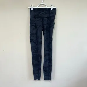 Lululemon Fast and Free High Rise Leggings Camo 2 Women thumbnail 2