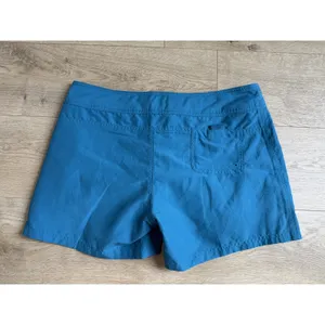 THE NORTH FACE size 12 women's REVERSIBLE Swim Board Shorts Blue/Green Plaid thumbnail 8