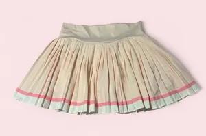 all in motion Pink Pleated Mini Skort with Pink and White trim thumbnail 1