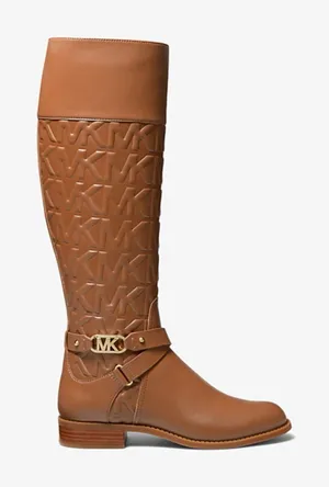 Michael Michael Kors‎ Kincaid Debossed Leather Riding Boot 7 $345 thumbnail 1