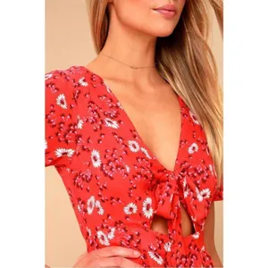 Free People Jinx Floral Mini Dress Romper Size 4‎ thumbnail 7