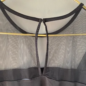 Express Black Top with Sheer Sleeves thumbnail 13