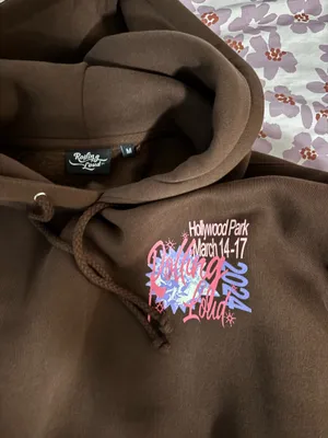 Rolling loud 2024 hoodie Brown Size M thumbnail 2