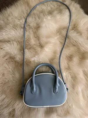 ZARA Mini Crossbody Bag in Light Blue thumbnail 2