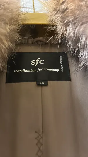 Scandinavian fur company Authentic Raccoon fur coat thumbnail 3