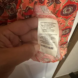 Free People Coral Paisley V-Neck Blouse thumbnail 8