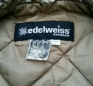 Edelweiss Vintage ski wear winter puffer jacket thumbnail 6