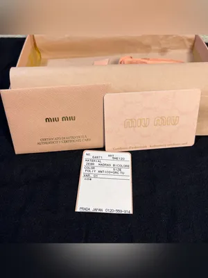 Miu Miu Madras Bicolore Trifold Frame Wallet Kiss Lock Pink WOC 5ME120 Box thumbnail 5