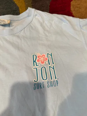 Ron Jon Surf Shop Comfort Colors Tee Shirt Floral Turtle Cocoa Beach Floria M thumbnail 3