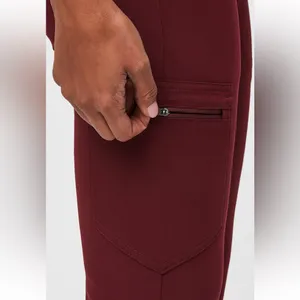 Figs Burgundy Zamora Joggers thumbnail 3