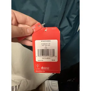 NWT The North Face Resolve 2 Hooded Jacket Woman's Deep Blue Teal Size Small thumbnail 2