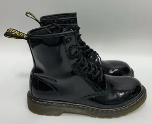 Dr. Martens 1460 Bex Smooth Black Leather Lace Up Boots Womens Size 6 / Mens 5 thumbnail 1