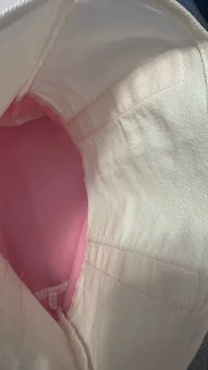 Pink and Cream Tote Bag thumbnail 3