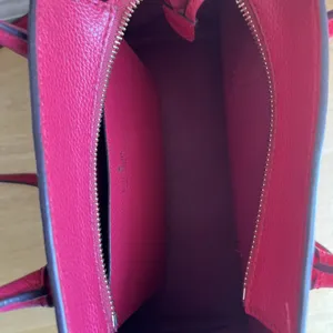 Kate Spade New York Red Leather Satchel Top Handle Crossbody Bag Medium thumbnail 14