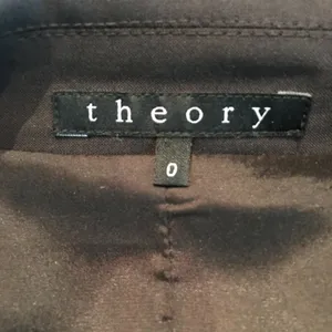Theory Womens Fitted Wool Blazer Smokey Gray Lined Pockets One Button Size 0 u thumbnail 9