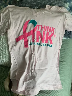 ZETA Think Pink Think Zeta Tee thumbnail 1
