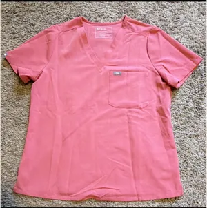 FIGS Women’s Catarina Scrub Top in Limited Edition Quartz Size Large thumbnail 1