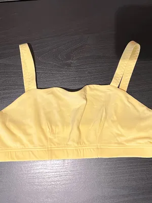 NWOT HUHA Women's Adjustable‎ Tata Mineral Bra Yellow Limoncello Size LARGE thumbnail 2