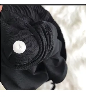 Lululemon hotty hot 4” running short fall net white black thumbnail 5