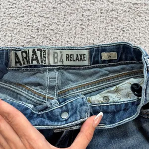 Ariat B4 Relaxed Girls Medium Wash Bootcut Jeans Size 14 Adjustable Waist thumbnail 6
