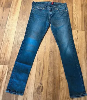 GUESS Blue Denim Jeans Skinny Slim Fit Low Rise Medium Wash 5-Pocket thumbnail 1