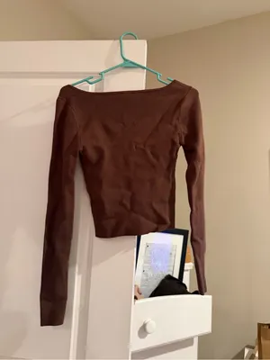 Abercrombie and Fitch Corset Sweater Top thumbnail 4