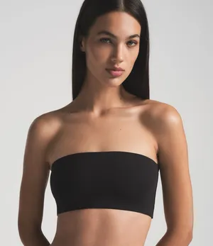 Skims Fits Everybody Bandeau Onyx XS thumbnail 1