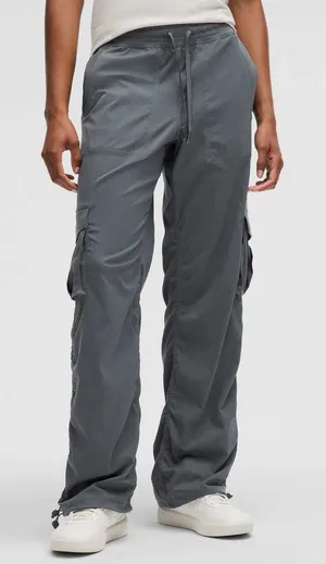 Lululemon Dance Studio Relaxed-Fit Mid-Rise Cargo Pant Oil Grey XS LW5GILS thumbnail 1