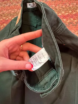 MOTEL DENIM Dark Green Straight-Leg Pants thumbnail 4