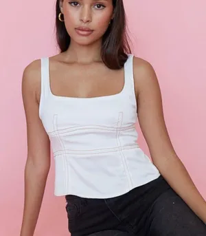 Princess Polly Stitch Tank Top thumbnail 1
