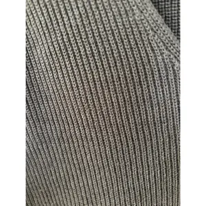 Athleta Womens Ribbed V-Neck Raglan Sweater ‎ Grey XS Long Sleeve Pullover thumbnail 2