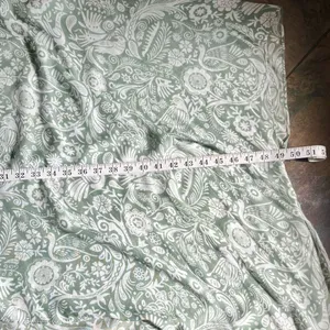 NWT Yak & Yeti Green Floral Thin Shawl Cardigan One Size thumbnail 7