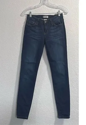 JUDY BLUE #8390 Medium Wash Low Rise Skinny Denim Blue Jeans 3 26 thumbnail 1