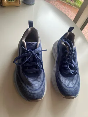 Avia Women's Size 6.5 Comfort Performance Sneakers Blue White Thick Foam Trainer thumbnail 5