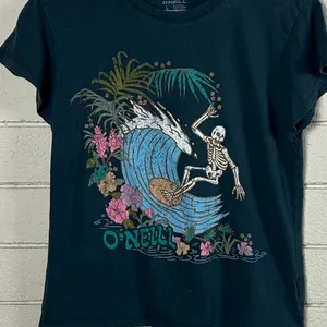 O’Neill Surf Skeleton Gray Tee size L thumbnail 7