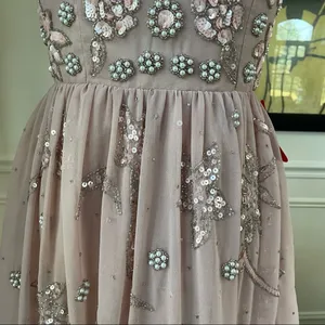 ASOS Frock and Frill NWT Pink Beaded Adjustable Strap Dress UK 10 US 6 thumbnail 5