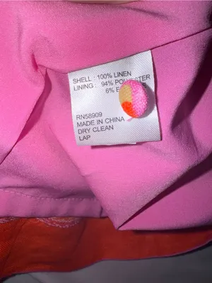 NWT Antonio Melani Dress Naomi Pink Orange Linen Halter Dress - 12 thumbnail 8
