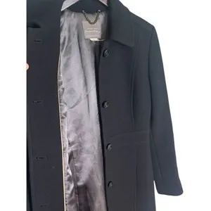 J.Crew Classic lady day coat in Italian double-cloth wool with Thinsulate black thumbnail 5