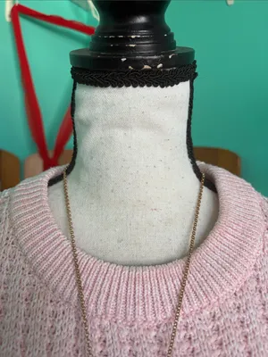 Time and Tru Light Pink Ribbed Crewneck Sweater thumbnail 2