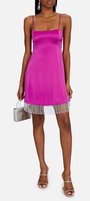 NICHOLAS Isabella‎ Embellished Silk Mini Dress thumbnail 1