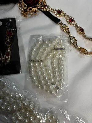 1920s Flapper Costume Accessory Set Black thumbnail 6