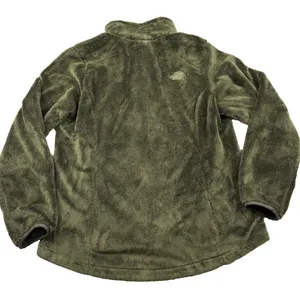 North Face Women's Osito Coat Jacket High Pile Teddy‎ Fleece Size Large Green thumbnail 2