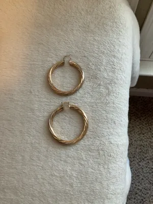 Gold plated 3” Hoops thumbnail 3