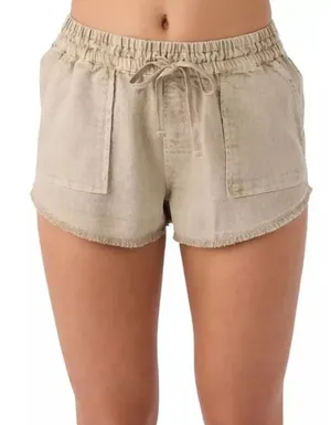 O'Neill Women's 100% Cotton Stevie Shorts in Simply Taupe size XL NWT thumbnail 1